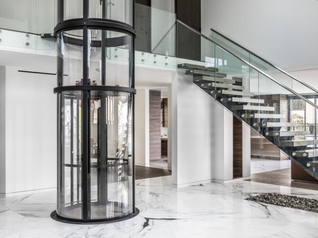 panoramic elevator in white house